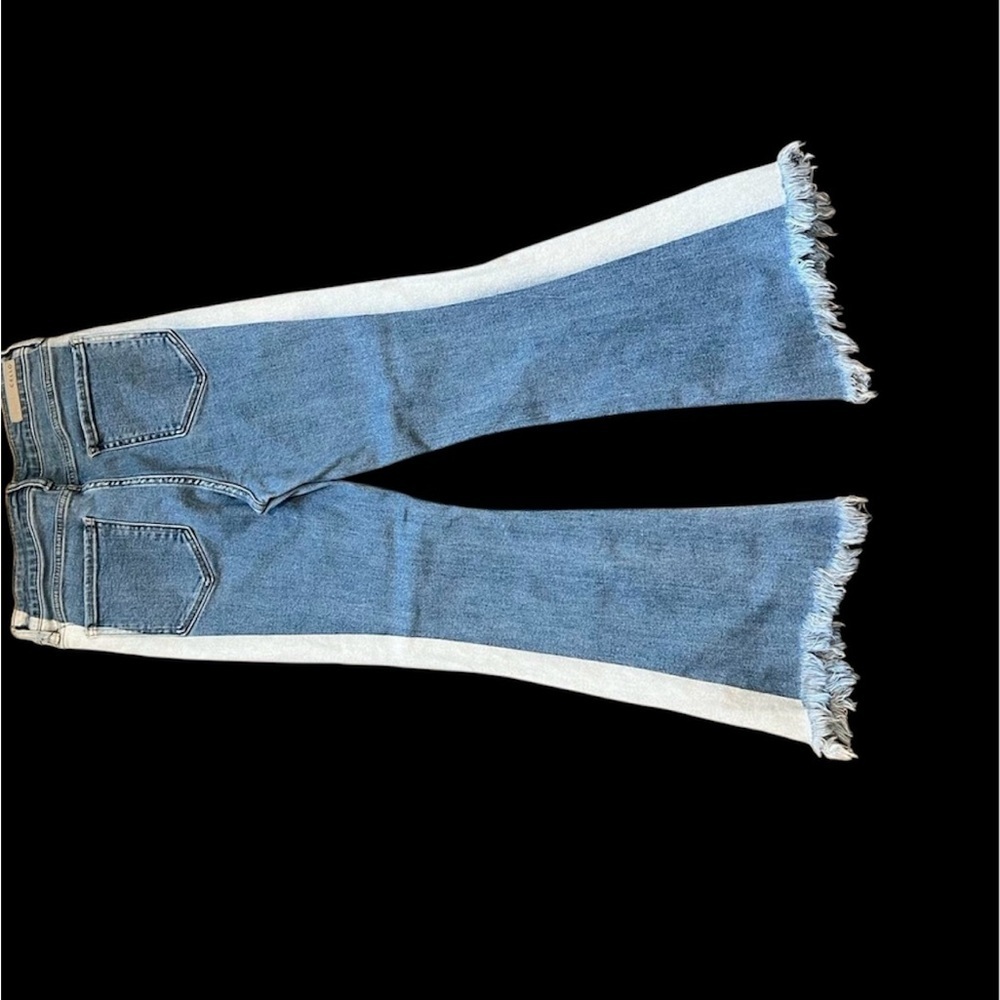 Cello Blue Flare Wide Leg Jeans - Picture 3 of 7